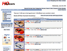 Tablet Screenshot of hoslotcars.com